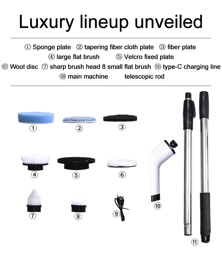 CozyHouseStore™ 7-in-1 Electric Cleaning Brush Multifunctional Handheld Kitchen