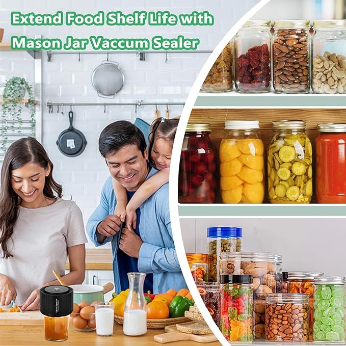 Electric Mason Jar Vacuum Sealer